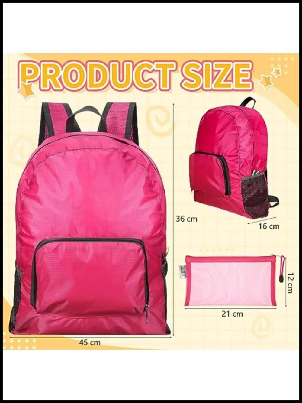 20-Piece Bulk Backpacks with Pencil Pouches Nylon Lightweight for School Travel